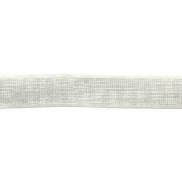 Élastique lurex blanc argent 18 mm - 53