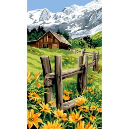 Canevas l'enclot du chalet - 55