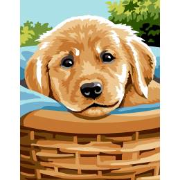 Kit canevas pénélope -au panier - 55