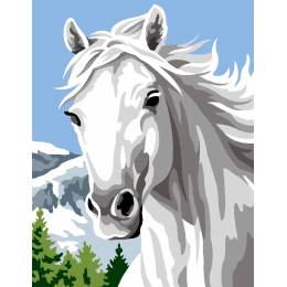 Kit canevas pénélope -cheval - 55