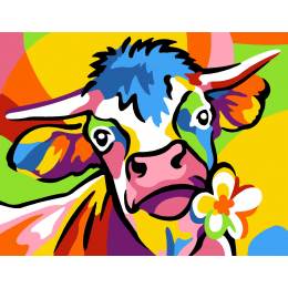 Kit canevas pénélope -vache - 55