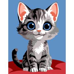 Kit canevas pénélope -chat persan - 55