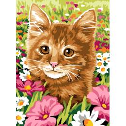 Canevas le champ du chat - 55