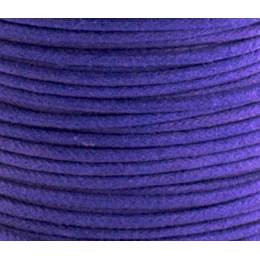 Cordon coton ciré 2mm royale - 56