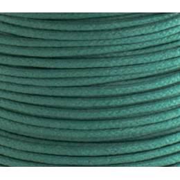 Cordon coton ciré Ø 2mm vert vif - 56
