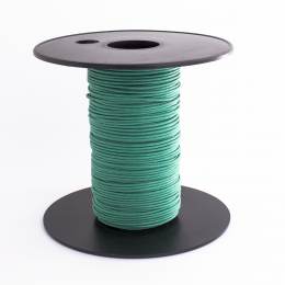 Cordon lacet coton ciré 1mm vert vif - 56