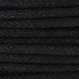 Cordon coton de 3,5mm noir - 56