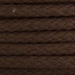Cordon coton de 5,5 mm marron fonc&eacute; - 56