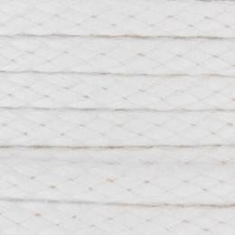 Cordon coton de 5,5 mm blanc - 56