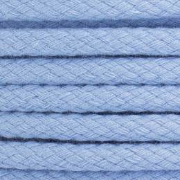 Cordon coton de 5,5mm bleu - 56