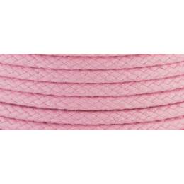 Cordon coton de 5,5mm rose - 56