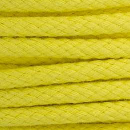 Cordon coton de 5,5mm jaune vif - 56