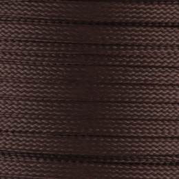 Cordon tube rayonne marron fonc&eacute; - 56
