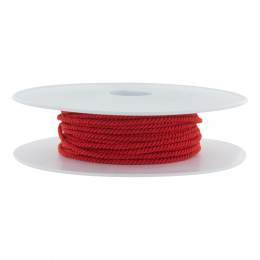 Cordon polyester 2 mm rouge - 56