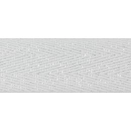 Sergé coton chevrons fil lurex 20mm - 58