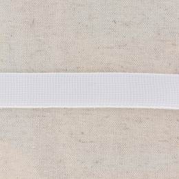 Tissé élastique poly.20mm blanc - 58