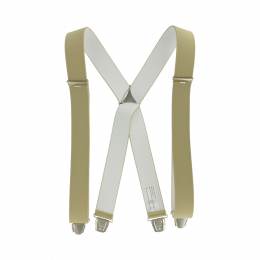 Bretelles "Hercule" pince beige - 62