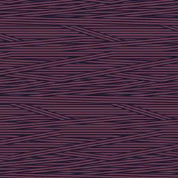 Tissu rayures violet nuit - 64