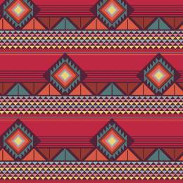 Tissu gamme azteque multicouleur - 64
