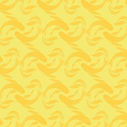 Tissu gamme koï jaune - 64