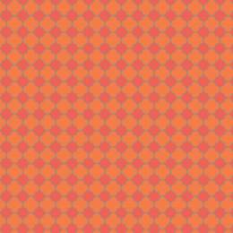 Tissu gamme quadrilobe orange - 64