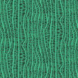Tissu impression wax chemins turquoise - 64