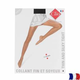 Collant Clio 15d fin et soyeux T2 noir - 66