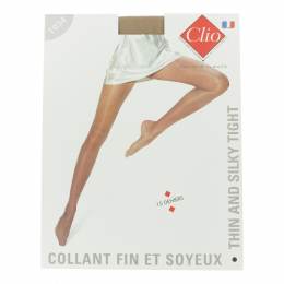 Collant Clio lycra fin et soyeux 15d T3 teint de soleil - 66