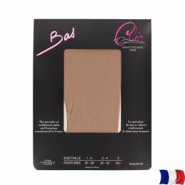 Bas Clio mousse fin tien seul 20D t3 muscade - 66