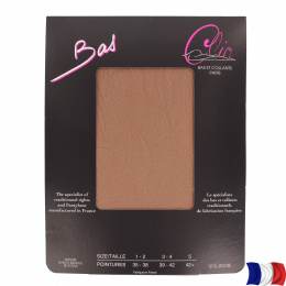 Bas Clio mousse &eacute;pais porte-jarretelles 60D t6 vison - 66