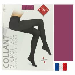 Collant Clio semi-opaque microfibre T4 rose popy - 66