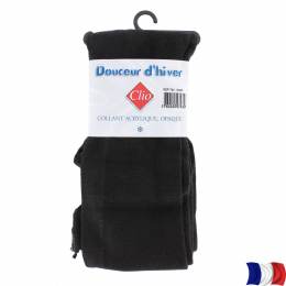 Collant Clio douceur d'hiver T3 noir - 66