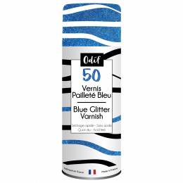 Vernis pailleté bleu Odif 125ml - 69