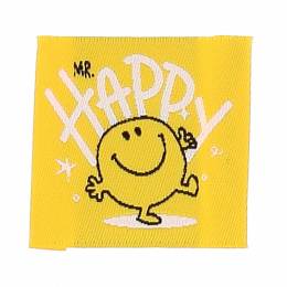 &Eacute;tiquette &agrave; coudre Madame happy - 70