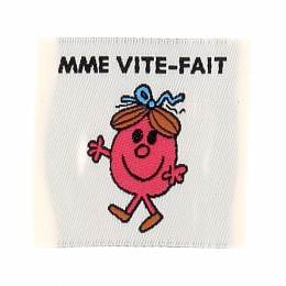 &Eacute;tiquette &agrave; coudre Madame vite-fait - 70
