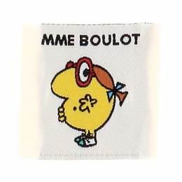 &Eacute;tiquette &agrave; coudre Madame boulot - 70