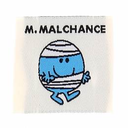 &Eacute;tiquette &agrave; coudre Monsieur malchance - 70