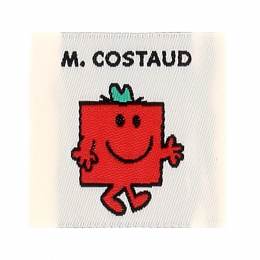 &Eacute;tiquette &agrave; coudre Monsieur costaud - 70