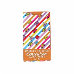 &Eacute;pingle couturex 200u n&deg;4 "Monsieur Madame" orange - 70