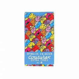 &Eacute;pingle couturex 200u n&deg;4 "Monsieur Madame" bleu - 70