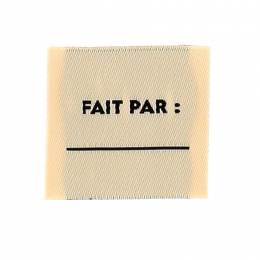 &Eacute;tiquette &agrave; coudre "neutre a personnaliser" - vrac - 70
