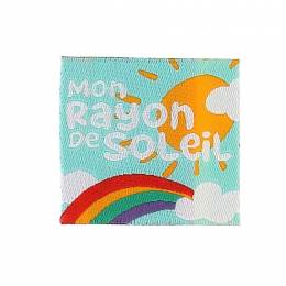 &Eacute;tiquette &agrave; coudre "mon rayon de soleil" - vrac - 70