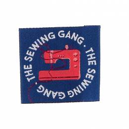 &Eacute;tiquette &agrave; coudre "the sewing gang" - vrac - 70