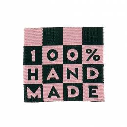 &Eacute;tiquette &agrave; coudre "100% handmade" - vrac - 70