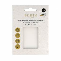 Pièce nylon autocollant blanc 10x12cm x 2 pcs - 70