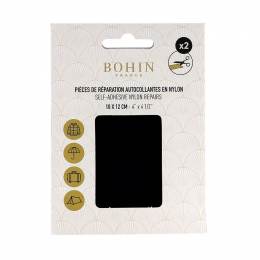 Pièce nylon autocollant bleu marine 10x12cm x 2 pcs - 70