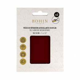 Pièce nylon autocollant bordeaux 10x12cm x 2 pcs - 70