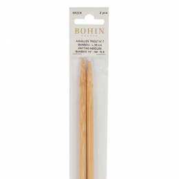 Aiguille à tricoter bambou 35 cm 7 - 70