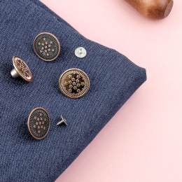 Bouton jeans automatique bronze 20mm - 70