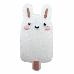 Motif thermo "glace" 6 x 3.3 lapin - 70
